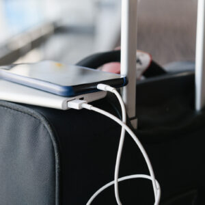 Suitcase & phone charger